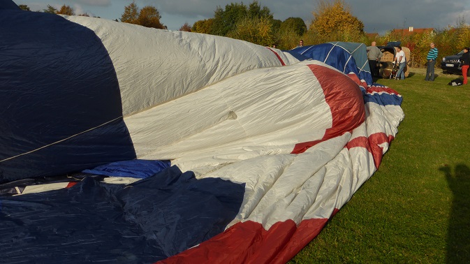 Remplissage du ballon