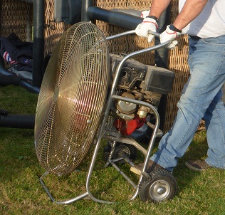 Ventilateur de la montgolfière